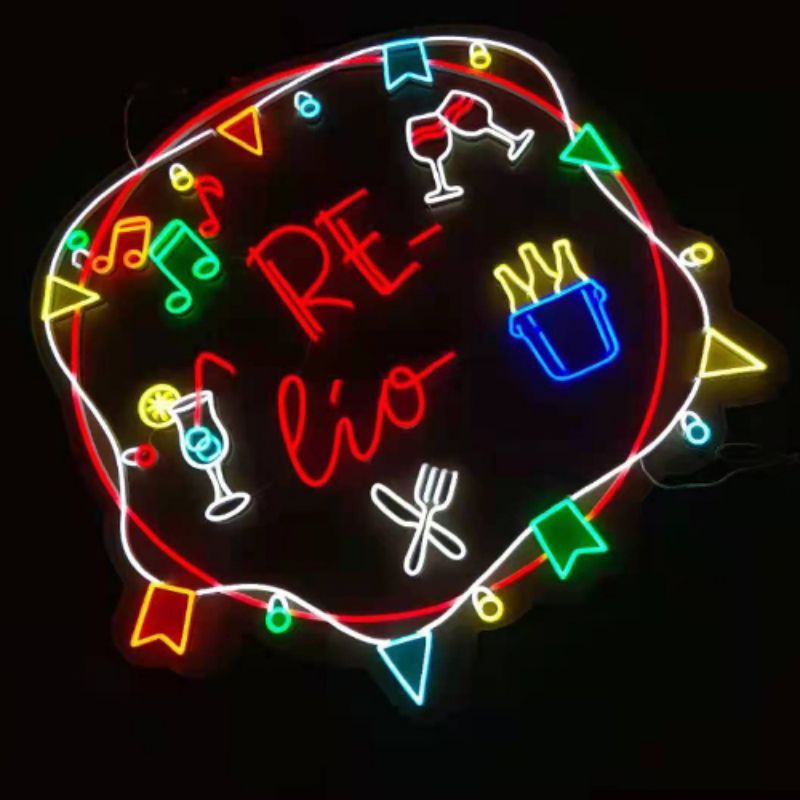 Bar pub neon sign handmade dri2