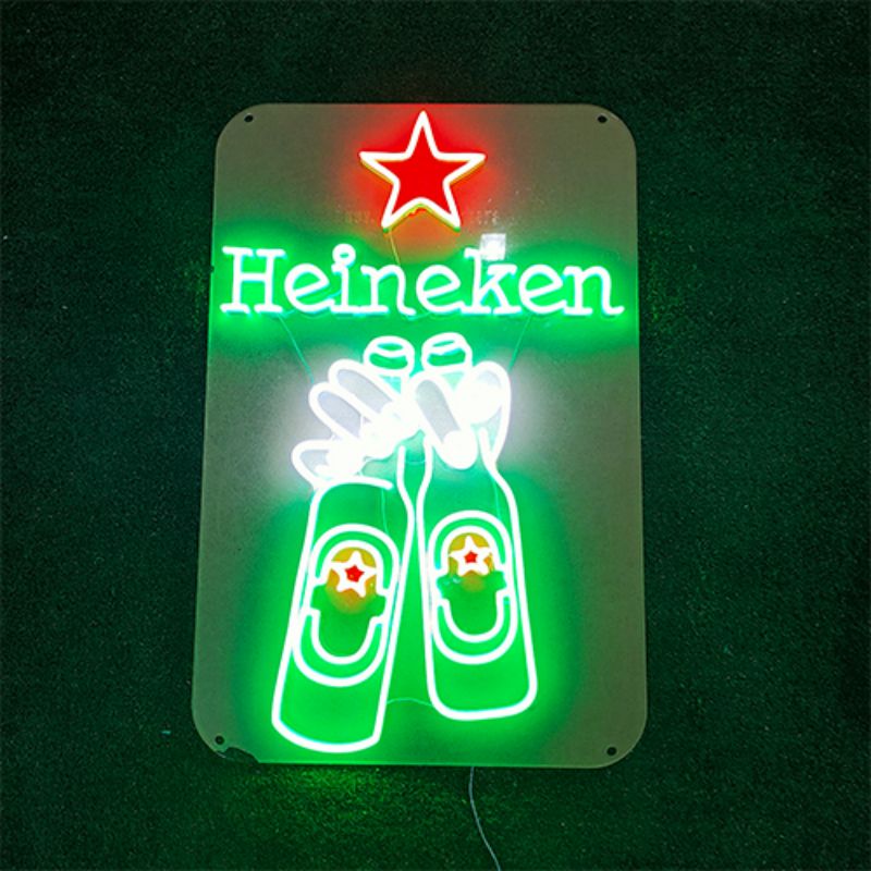 Bere Heineken neon cu led personalizat 3