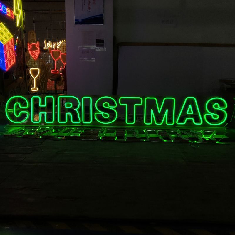 Krismasy Neon sign 12v Merry 1