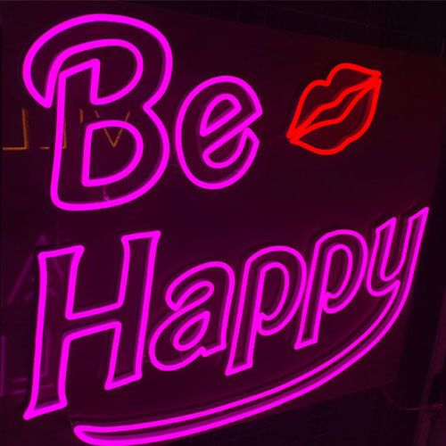 Happy neon Sign ແສງນີອອນ sig4