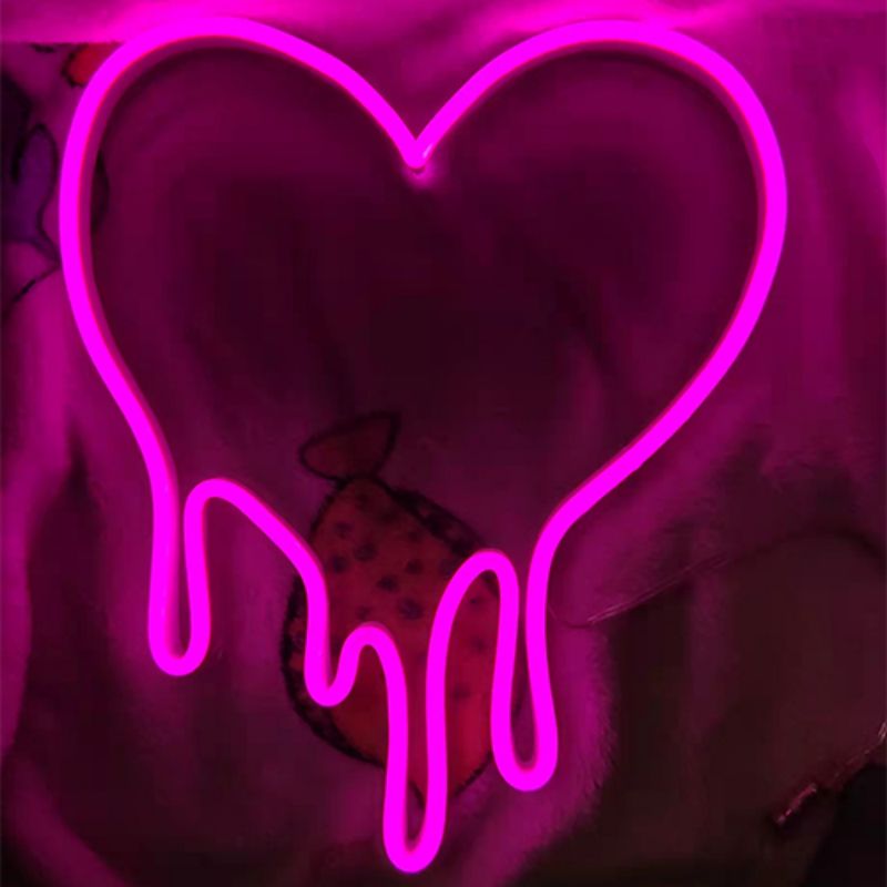 Hjerte neonskilt 2
