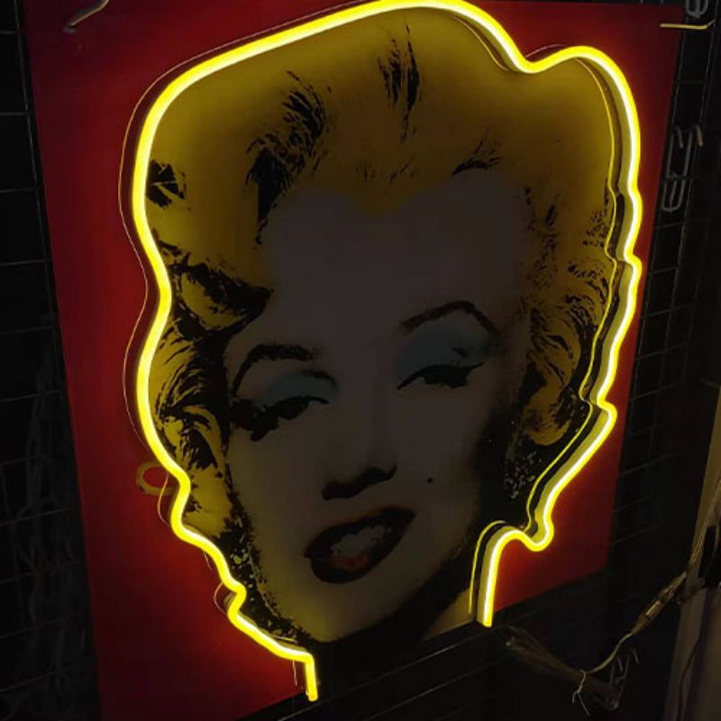 Lukisan dinding Marilyn Monroe n1