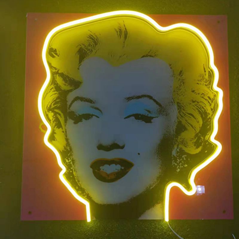 Marilyn Monroe wall painting n4