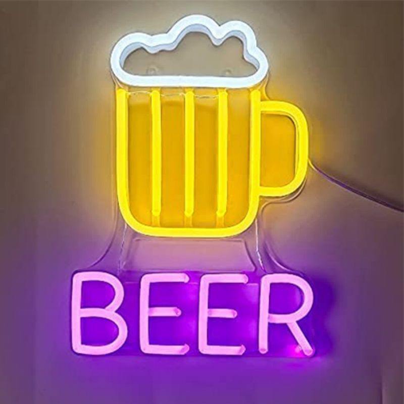 Semn cu lumină neon Miller Lite LE2