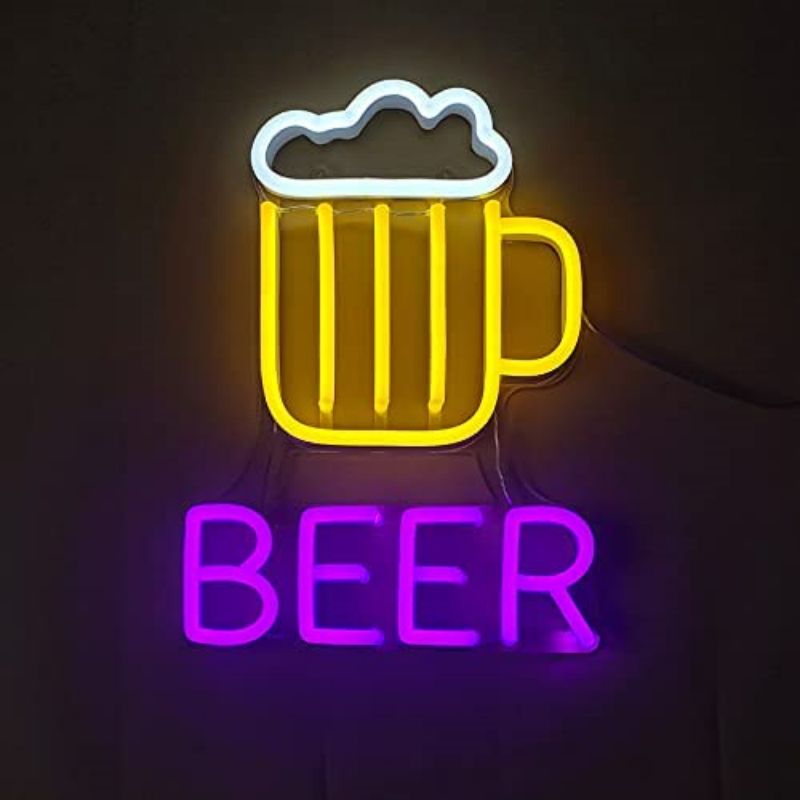 Semn cu lumină neon Miller Lite LE8