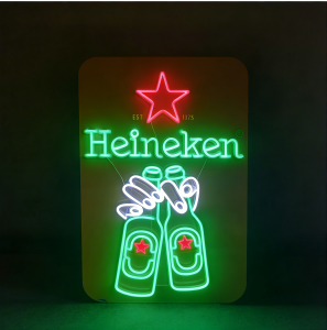 Neon sign heineken