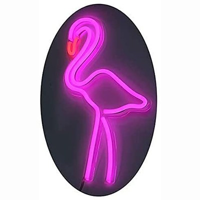 Cartells de neó LED Pink Flamingo2