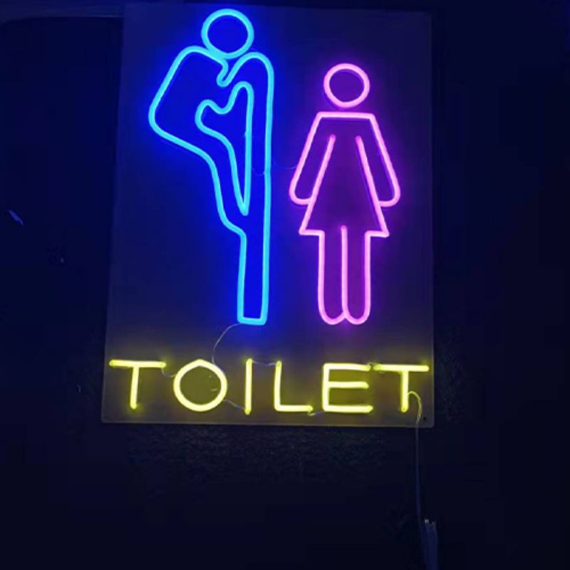 Toilet neon sign WC neon sign1