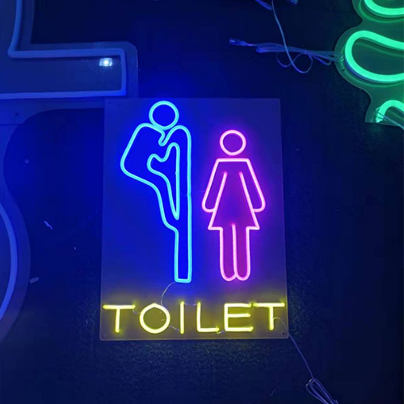 Toilet neon bord WC neon bord 2