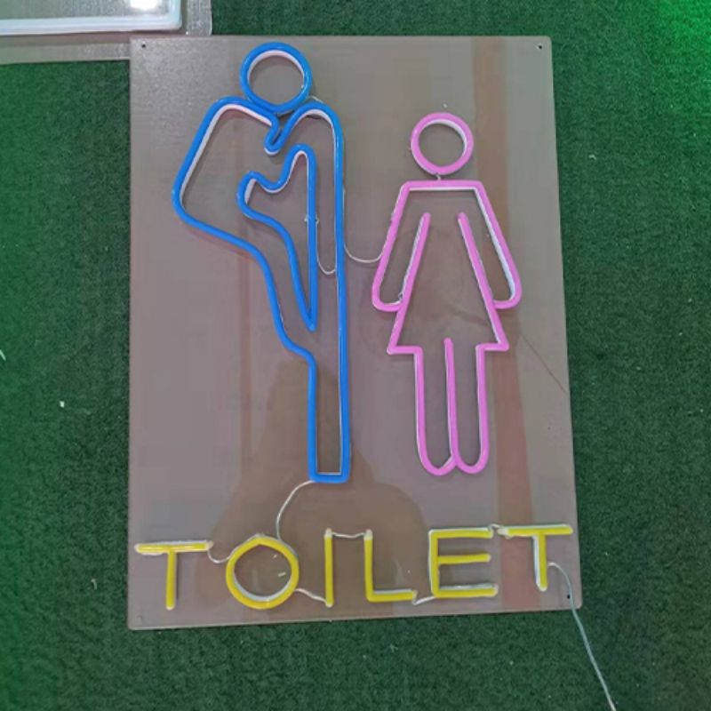 शौचालय नियोन साइन WC नियोन चिन्ह3