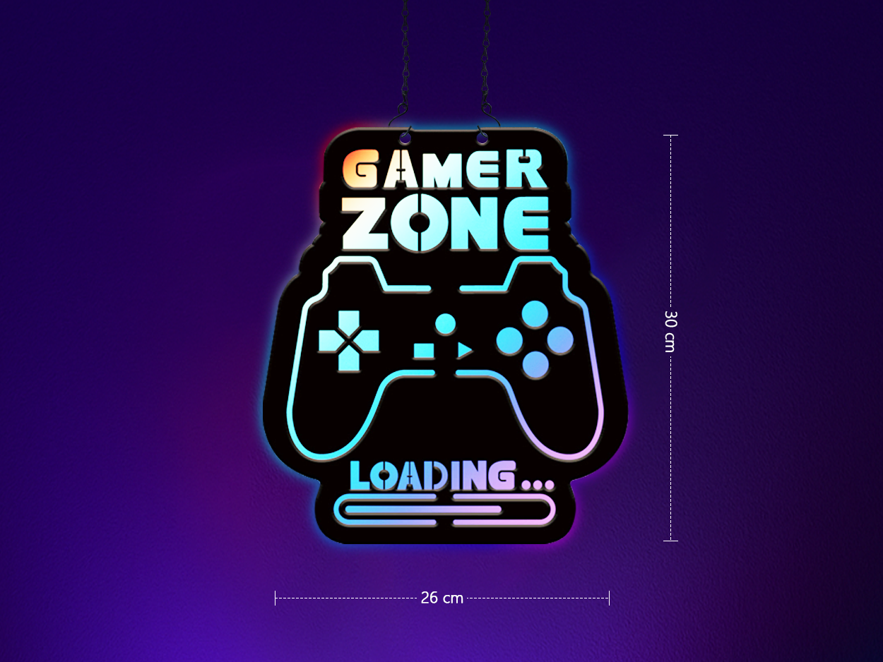 GAMER ZONE LED Neon Sign